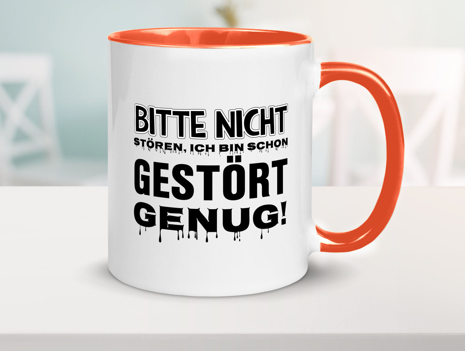 Ich bin schon gestört lustiger Spruch Geschenk Humor Geschenkidee Tasse