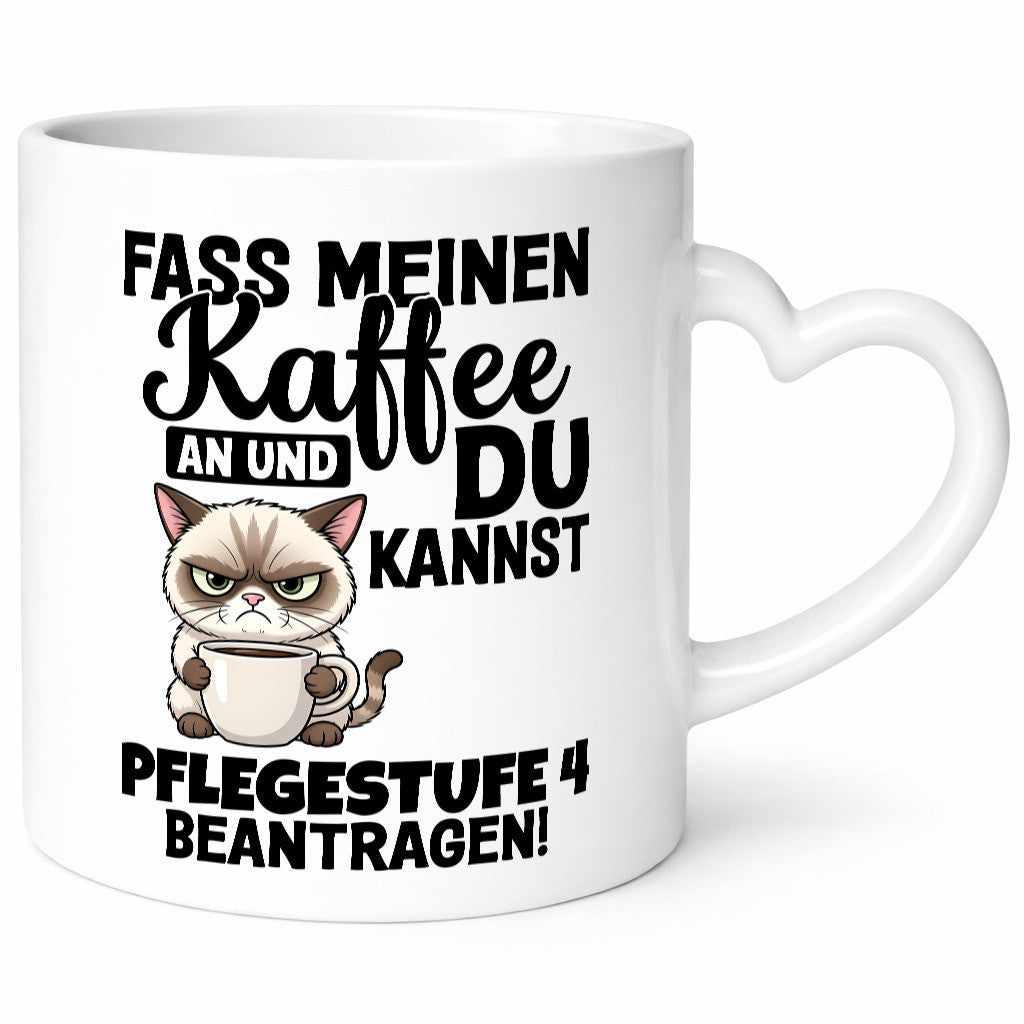 Fass meinen Kaffee an | Pflegestufe 4 Krankenschwester v3 Geschenkidee Humor