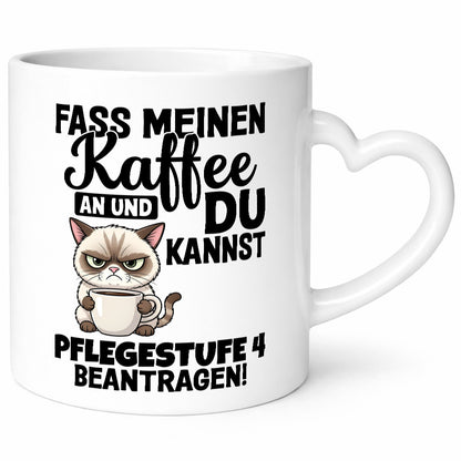Fass meinen Kaffee an | Pflegestufe 4 Krankenschwester v3 Geschenkidee Humor