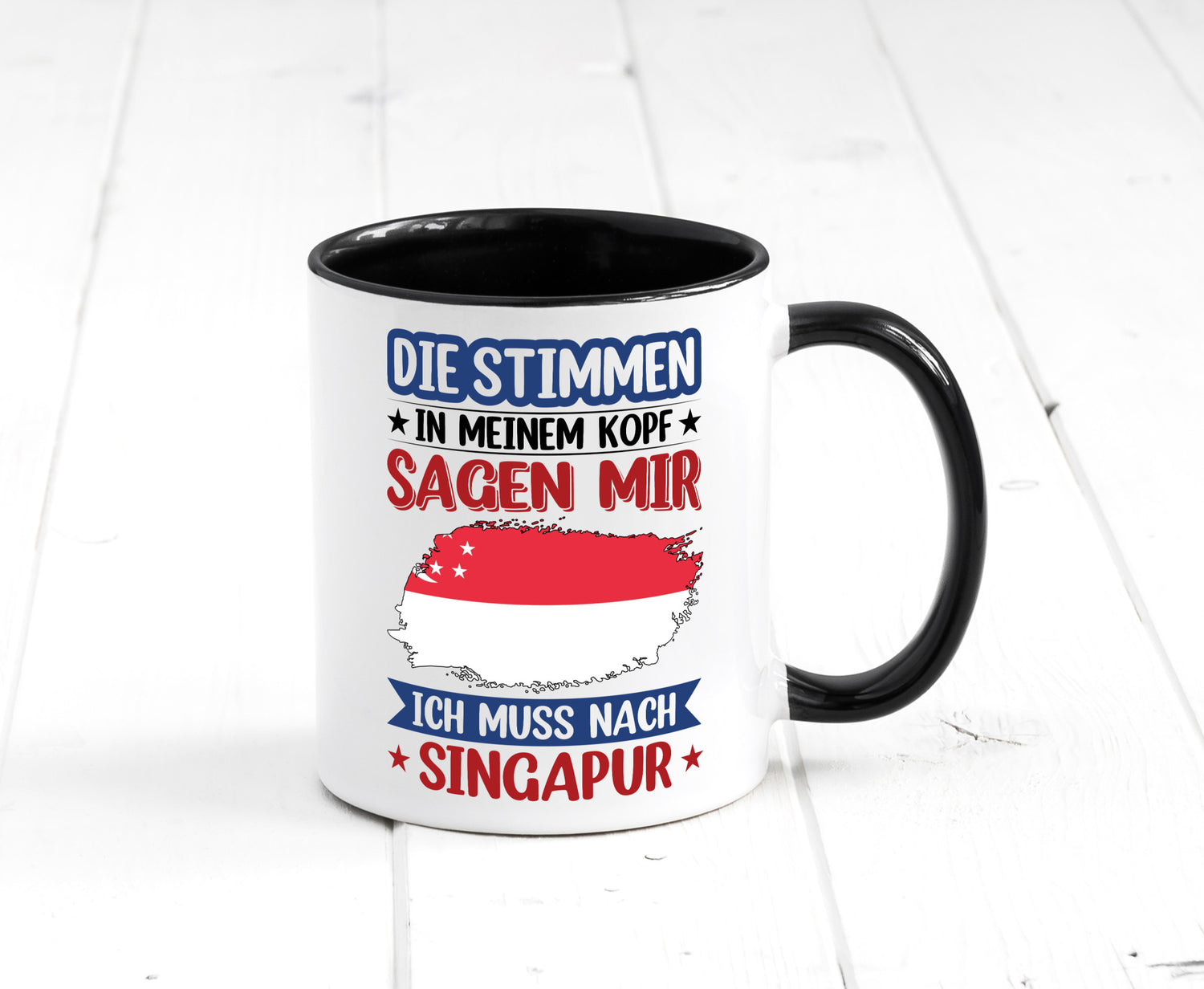 Singapur | Urlaub Stimmen in meinem Kopf Traumland v2 lustiger Spruch Geschenk