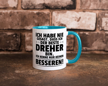 Der Beste Dreher | Fräser lustiger Spruch Geschenk Humor Geschenkidee Tasse