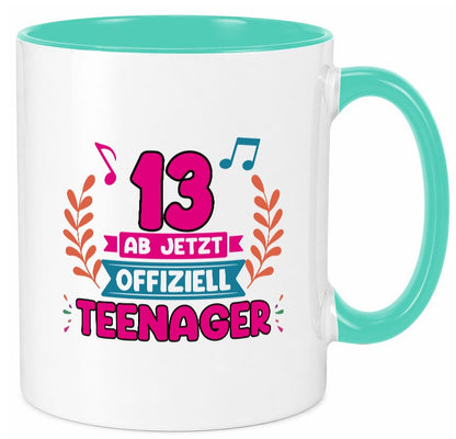 13. Geburtstag | Mädchen Tasse Teenager Spruch vl10 Geschenkidee Humor