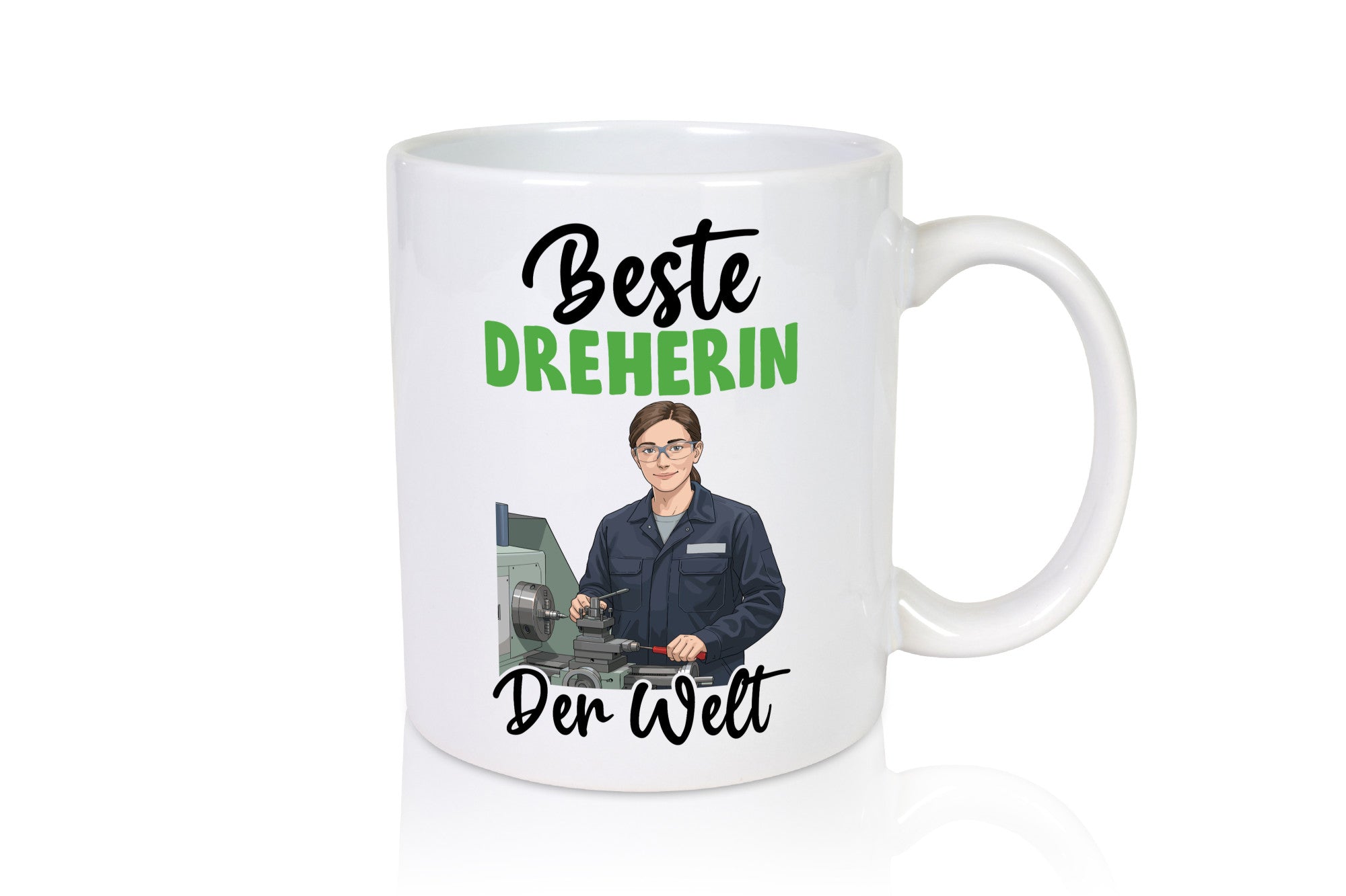 Beste Dreherin | Fräser Dreher Geschenkidee Humor Tasse