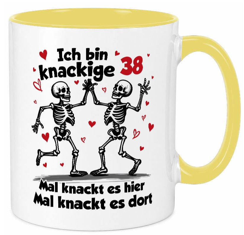 38. Geburtstag | Knackige 38 Ich bin alt v2 Geschenk Geschenkidee lustiger Tasse