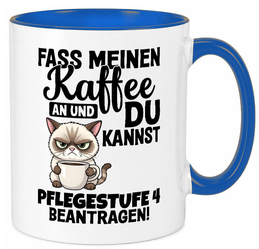 Fass meinen Kaffee an | Pflegestufe 4 Krankenschwester v3 Geschenkidee Humor