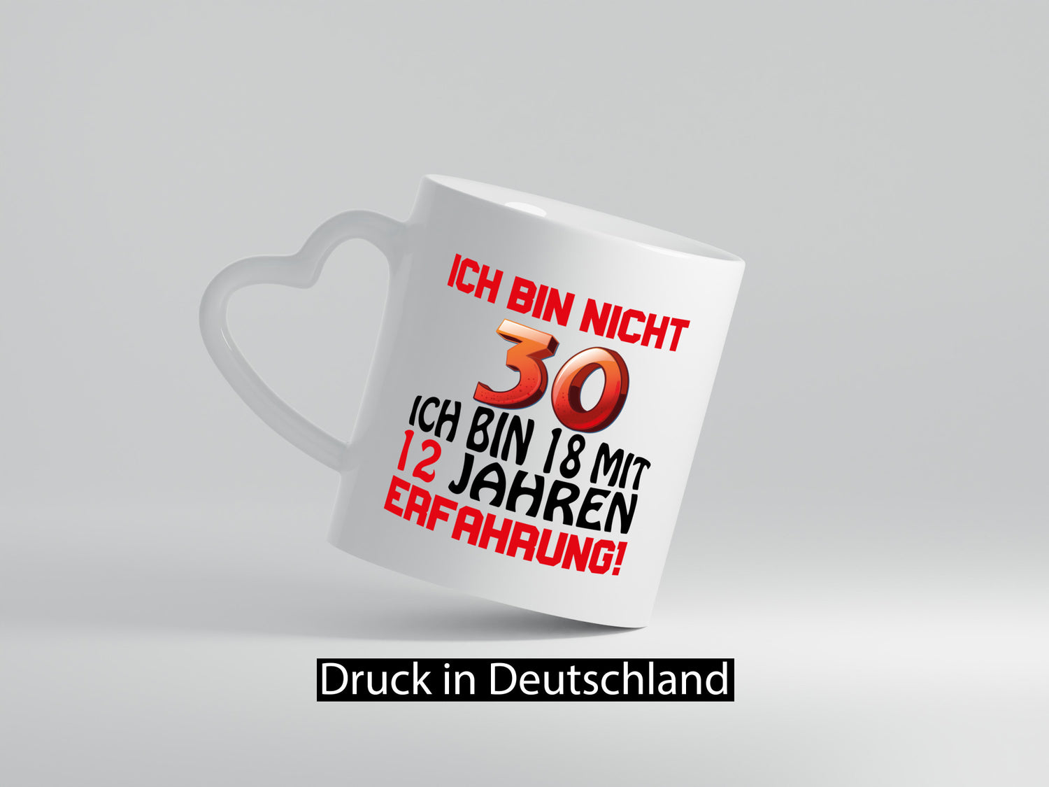 Ich bin nicht 30. lustiger Spruch Geschenk Humor Geschenkidee Tasse