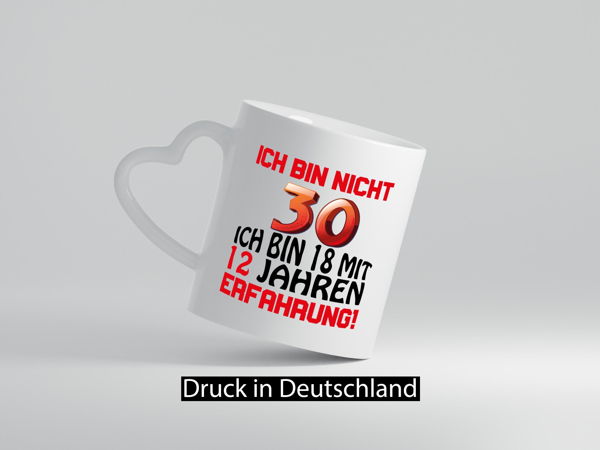 Ich bin nicht 30. lustiger Spruch Geschenk Humor Geschenkidee Tasse
