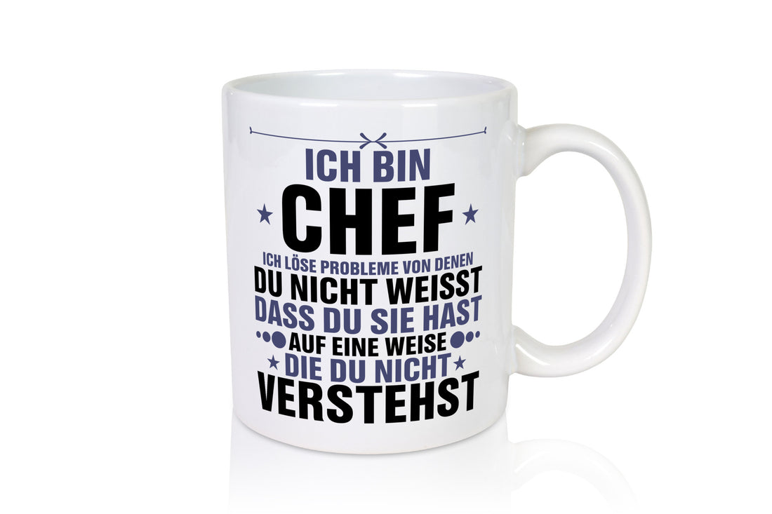 Löse Probleme: Chef | Führungskraft Vorgesetzter lustig Arbeit Kollegen Büro