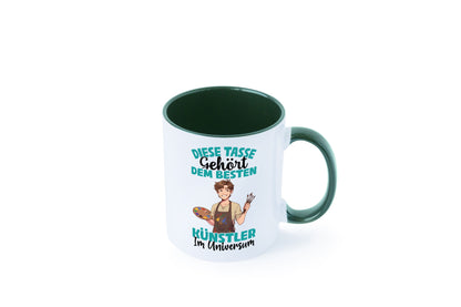 Im Universum: Künstler | Kunst Geschenkidee Humor Tasse