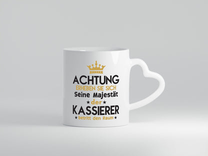 Seine Majestät Kassierer lustig Humor Geschenkidee Geschenk Tasse