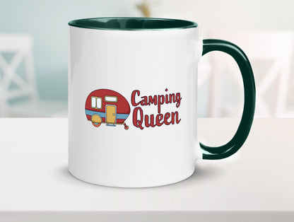 Camping Queen | Wohnanhänger Geschenk Humor Geschenkidee lustiger Spruch Tasse