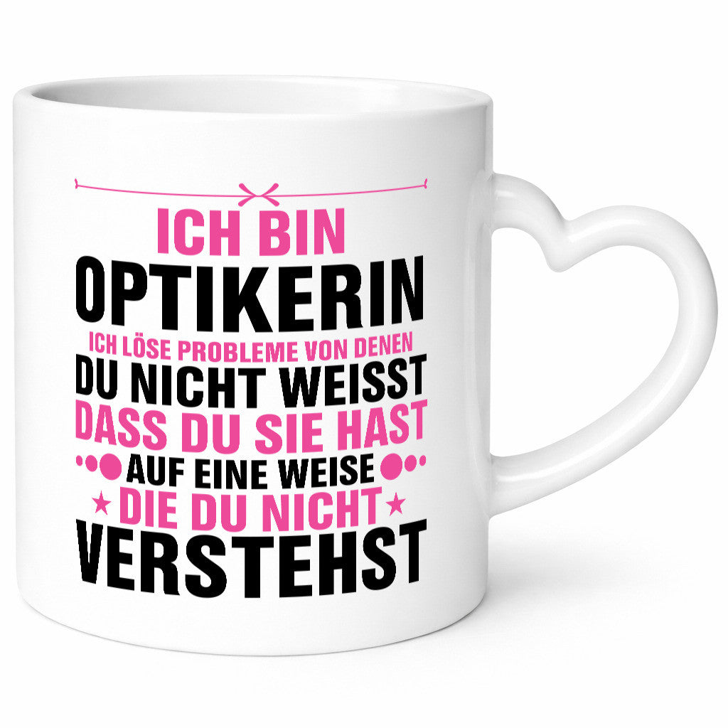 Löse Probleme: Optikerin | Augenoptik v2 lustig Humor Geschenkidee Geschenk