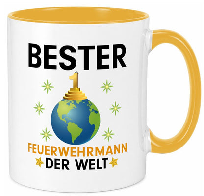 Welt Bester Feuerwehrmann | Feuerwehr Geschenk Humor Geschenkidee lustiger Tasse