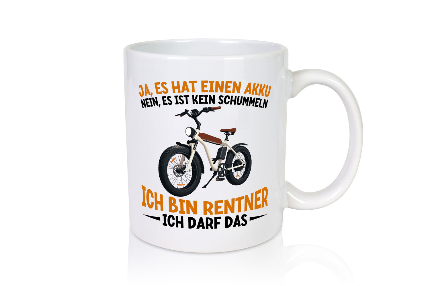 Rentner | E-Bike Elektrofahrrad für Geschenkidee Ruhestand Jubiläum Humor Tasse