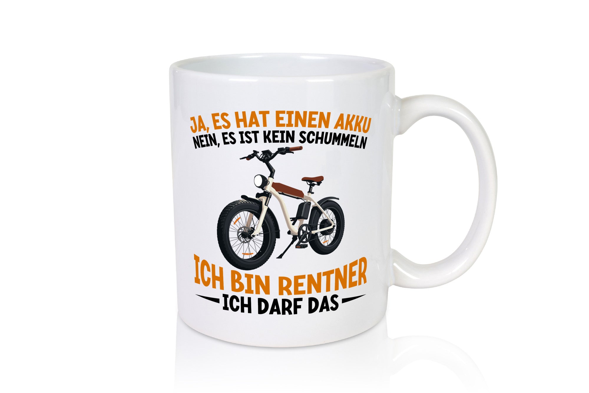 Rentner | E-Bike Elektrofahrrad für Geschenkidee Ruhestand Jubiläum Humor Tasse