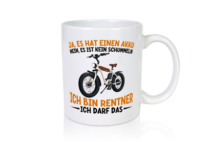 Rentner | E-Bike Elektrofahrrad für Geschenkidee Ruhestand Jubiläum Humor Tasse