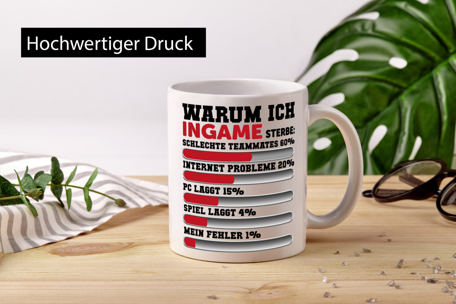 Gamer-Spruch | Zocker-Tasse Zocken Humor lustige Geschenkidee