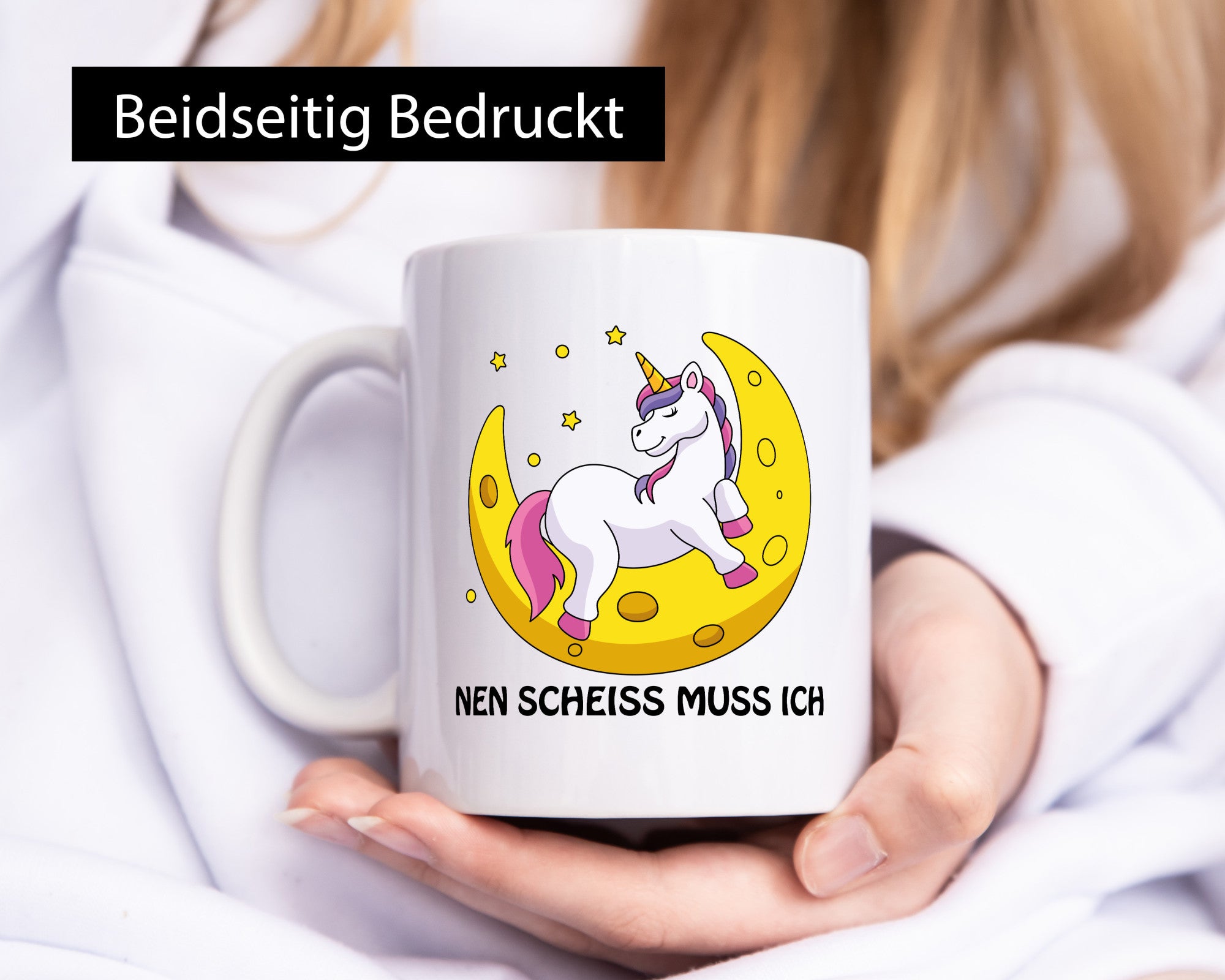 Nen Scheiss muss ich Geschenkidee Humor Tasse