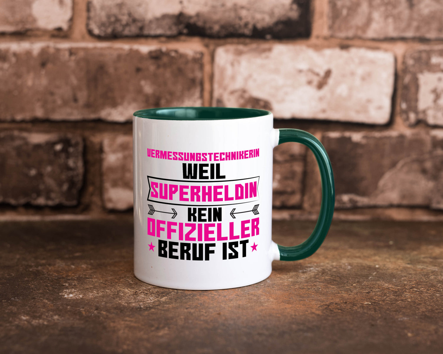 Superheldin Vermessungstechnikerin | Techniker Humor Geschenkidee Tasse
