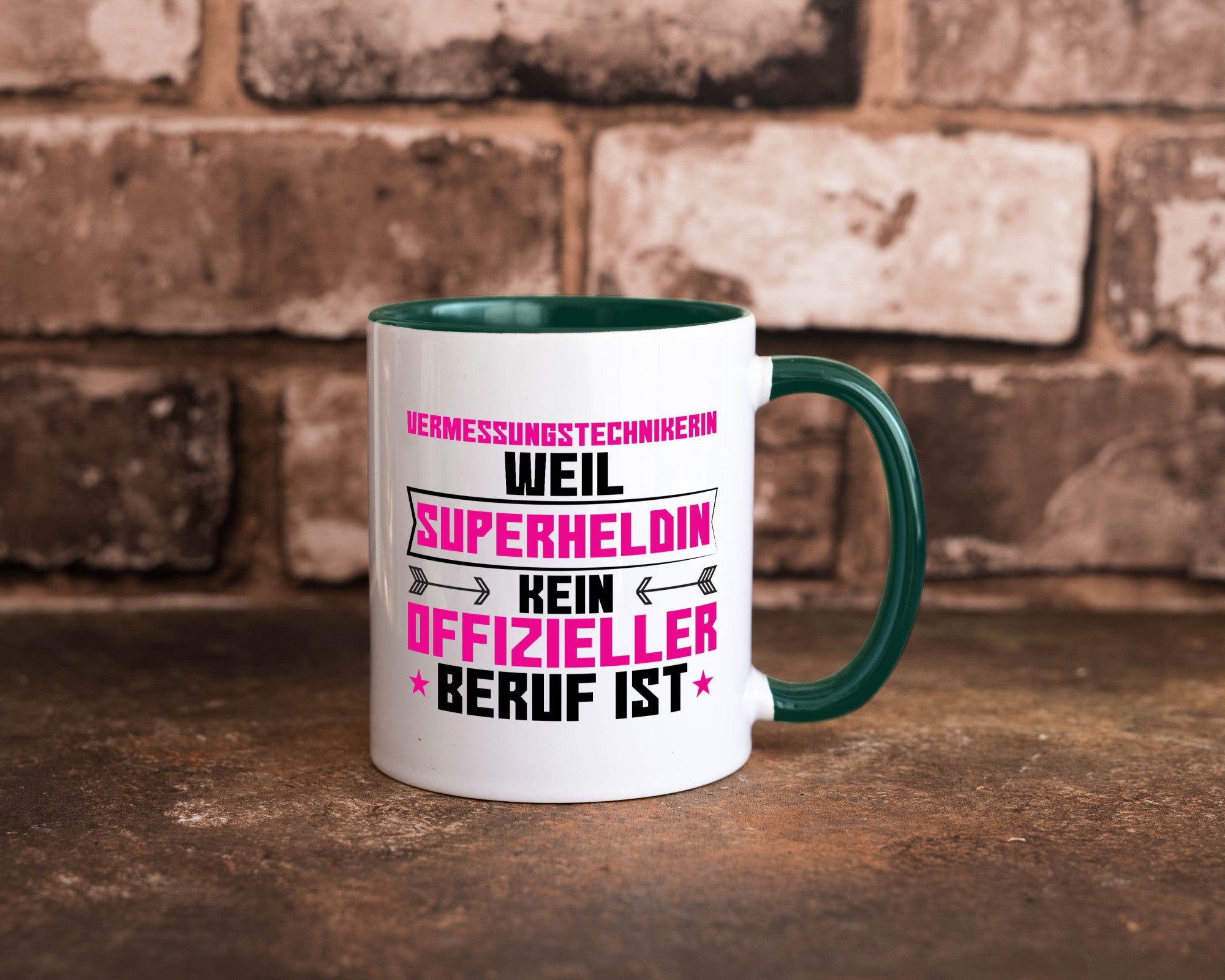 Superheldin Vermessungstechnikerin | Techniker Humor Geschenkidee Tasse