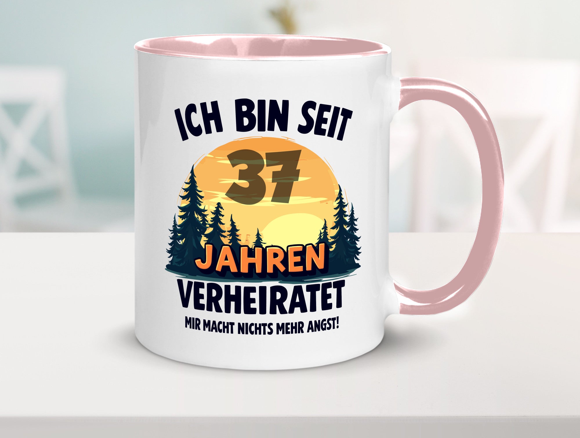 Ich bin Verheiratet | 37. Hochzeitstag Ehepaar v2 lustiger Spruch Geschenk