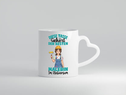 Im Universum: Malerin | Malerinnen Geschenkidee Humor Tasse