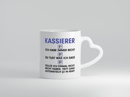Ich habe immer Recht Kassierer v2 lustiger Spruch Geschenk Humor Geschenkidee