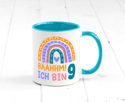 9. Geburtstag | 9 Jahre Regenbogen Bääm Mädchen Geschenk Geschenkidee lustiger
