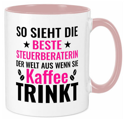 Kaffee trinkt: Steuerberaterin | Steuer Beratung lustig Humor Geschenkidee Tasse