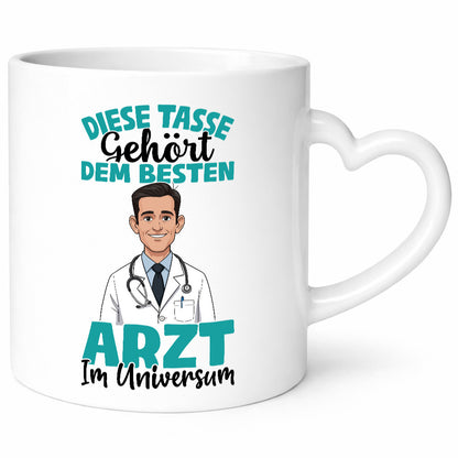 Im Universum: Arzt | Medizin Doktor Facharzt Humor Geschenkidee Tasse