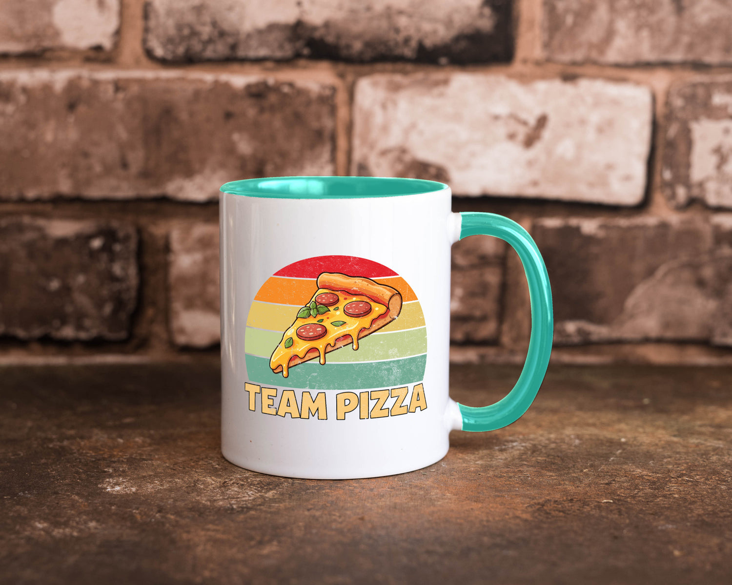 Team Pizza | Pizzaliebhaber Lover v2 Geschenkidee Humor Tasse