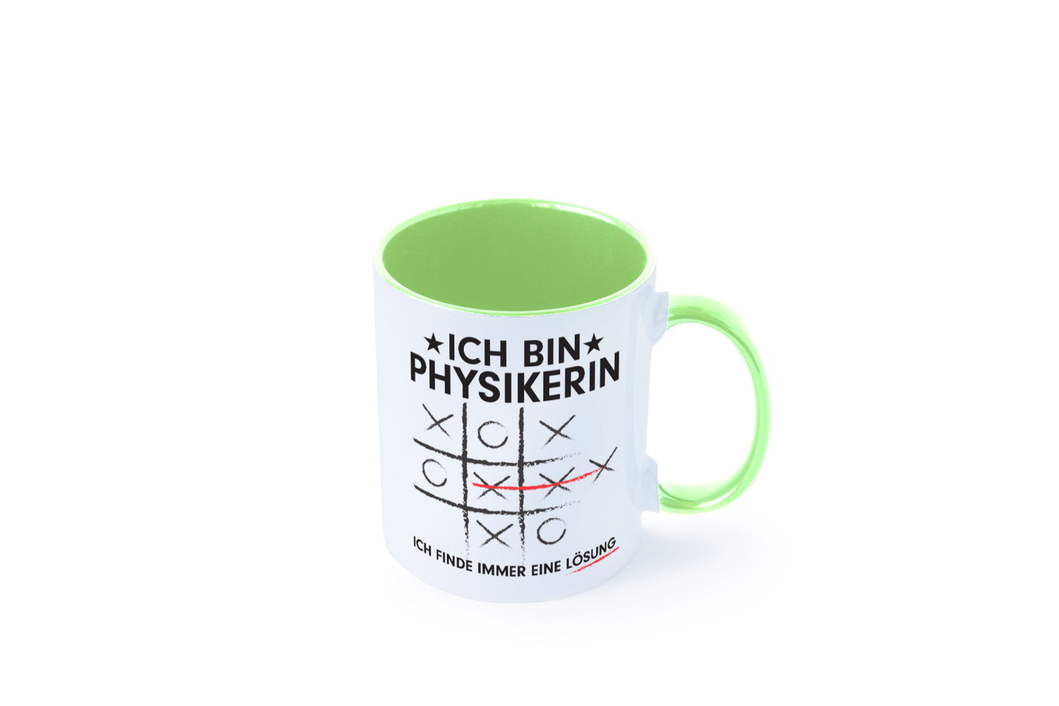 Löse Probleme: Physikerin | Physik Humor Geschenkidee Tasse