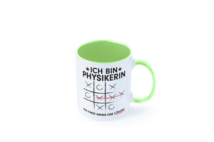Löse Probleme: Physikerin | Physik Humor Geschenkidee Tasse
