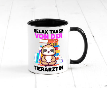Relax Tasse: Tierärztin | Mediziner Tiermedizin Humor Tierliebhaber
