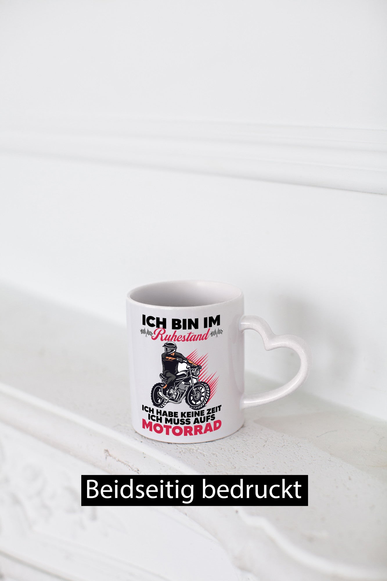 Rentner muss aufs Motorrad | Ruhestand lustig Jubiläum Geschenk Tasse