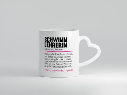 Schwimmlehrerin | schwimmen Lehrer Sport Spruch v2 Geschenk Humor Geschenkidee