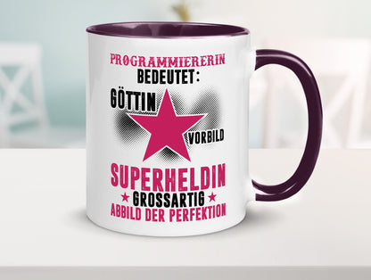 Bedeutung von Programmiererin | Software Entwickler lustiger Spruch Geschenk