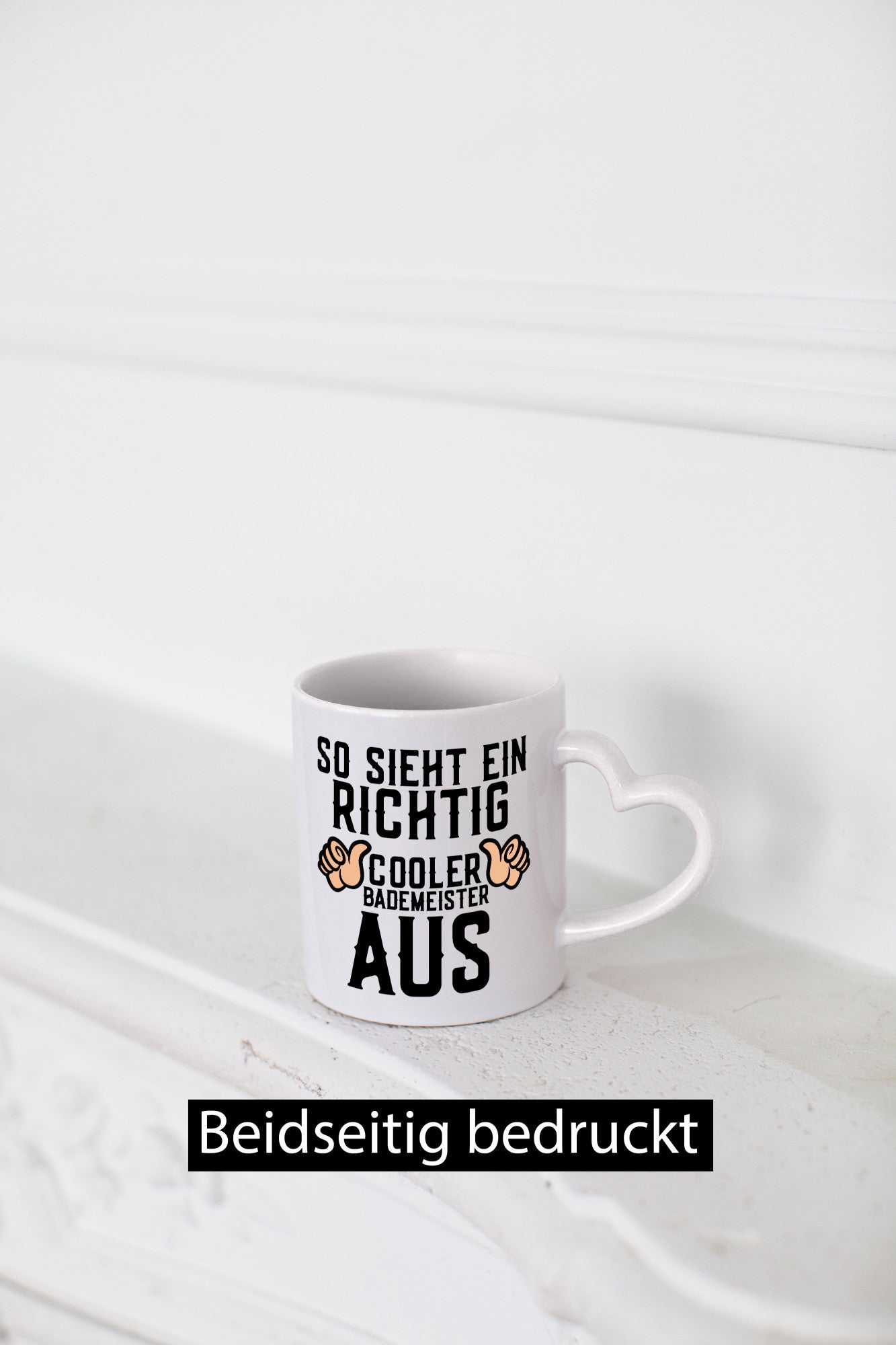 Richtig cooler Bademeister | Daumen hoch Schwimmbad lustig Humor Geschenkidee