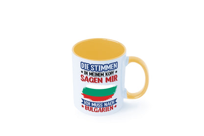 Bulgarien | Urlaub Stimmen in meinem Kopf Traumland Humor Geschenkidee Tasse
