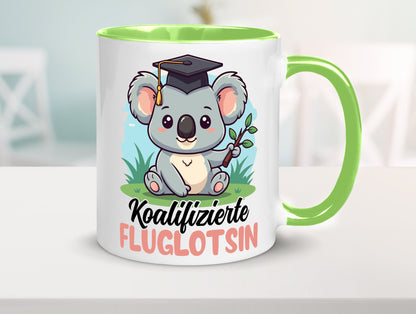Koalifizierte Fluglotsin | Flughafen Flugverkehr lustiger Spruch Geschenk Humor