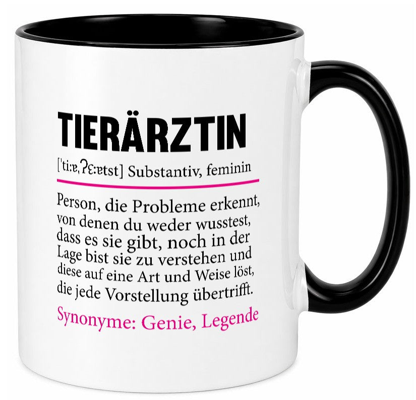 Tierärztin | Mediziner lustiger Spruch Tiermedizin Humor Tierliebhaber Tasse