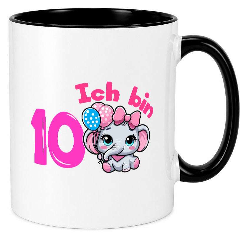 10. Geburtstag | 10 Jahre Elefant Mädchen Geschenk Geschenkidee lustiger Spruch