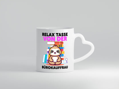Relax Tasse: Bürokauffrau | Kauffrau Geschenk Arbeit Kollegen Büro lustiger