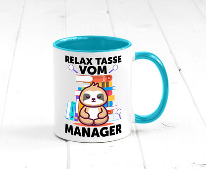 Relax Tasse: Manager | Management lustig Humor Geschenkidee Geschenk Tasse