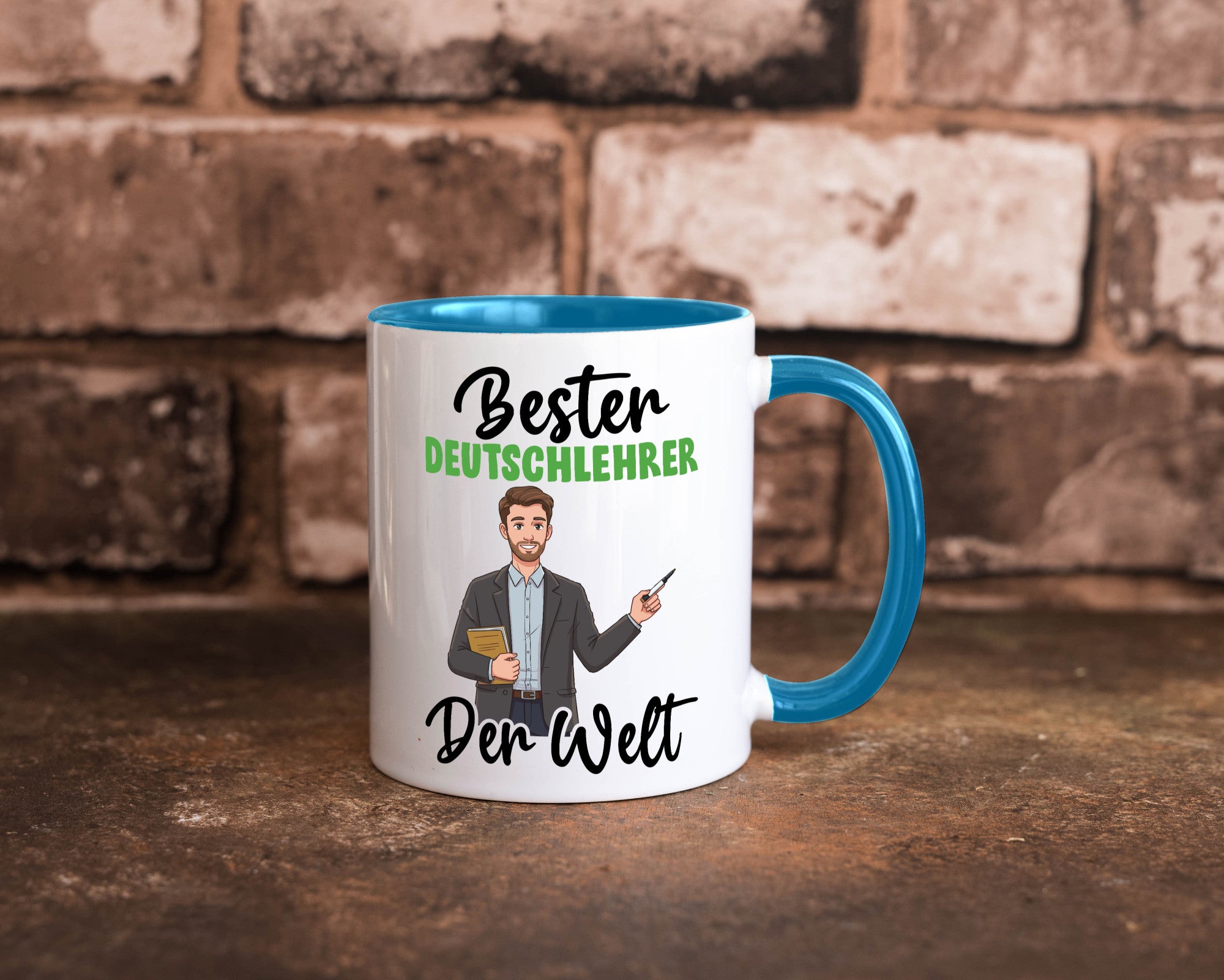 Bester Deutschlehrer | Lehrer Schule v2 lustiger Spruch Geschenk Humor