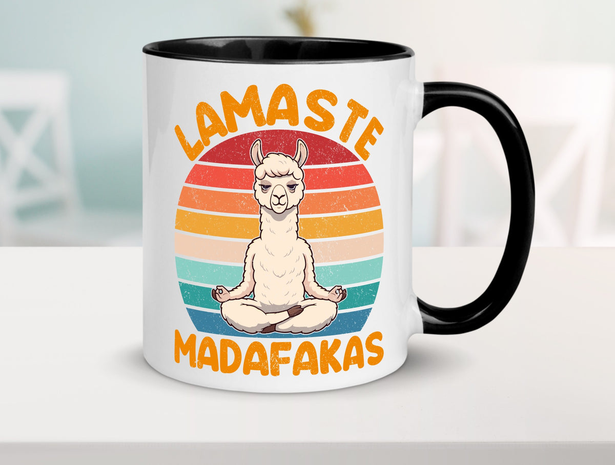 Lamaste | Madafakas Lama Vintage Humor Geschenkidee Tasse