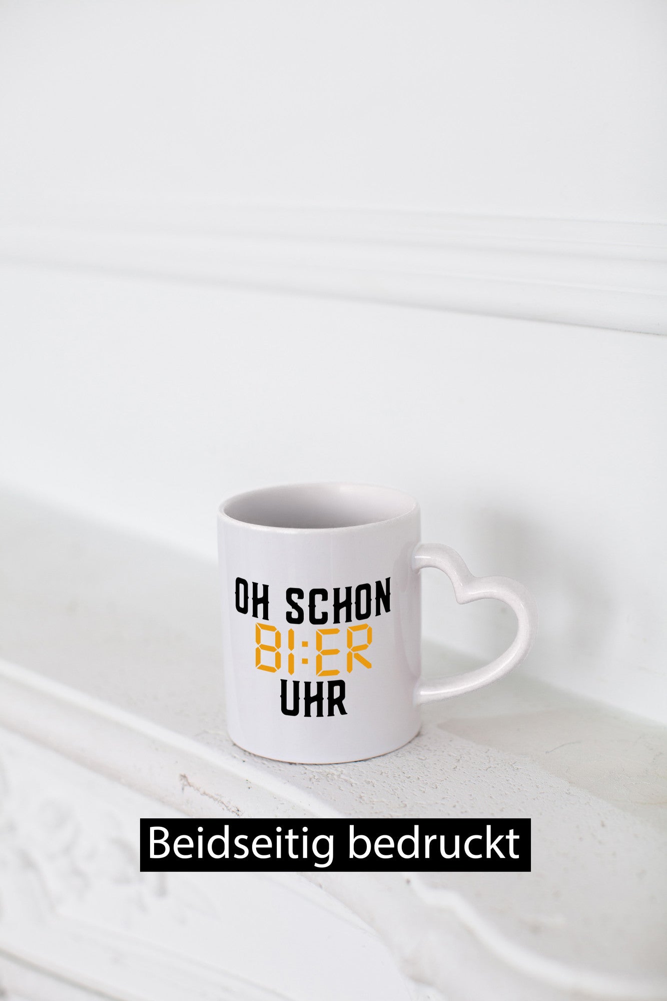 Oh schon Bier Uhr | Biertrinker Party Feiern Pils Humor Geschenkidee Tasse