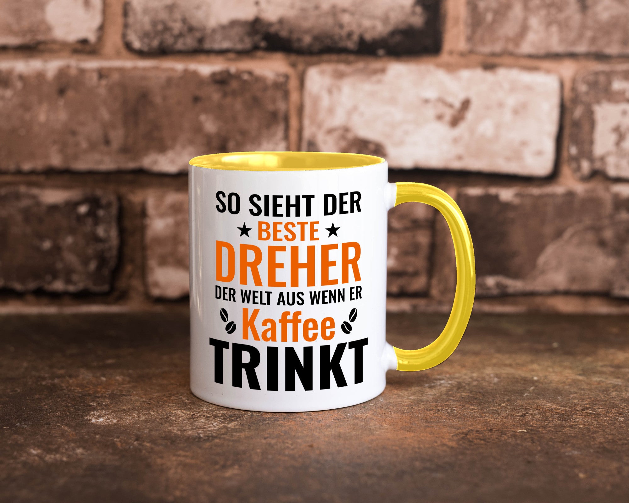 Kaffee trinkt: Dreher | Fräser Geschenkidee Humor Tasse