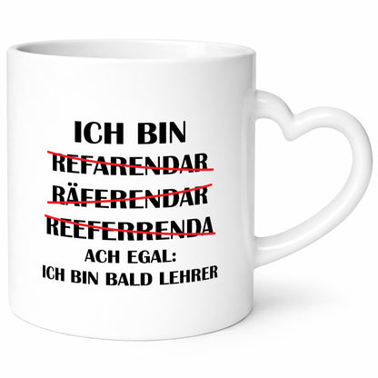 Ich bin bald Lehrer | Rechtschreibfehler lustig Humor Geschenkidee Geschenk