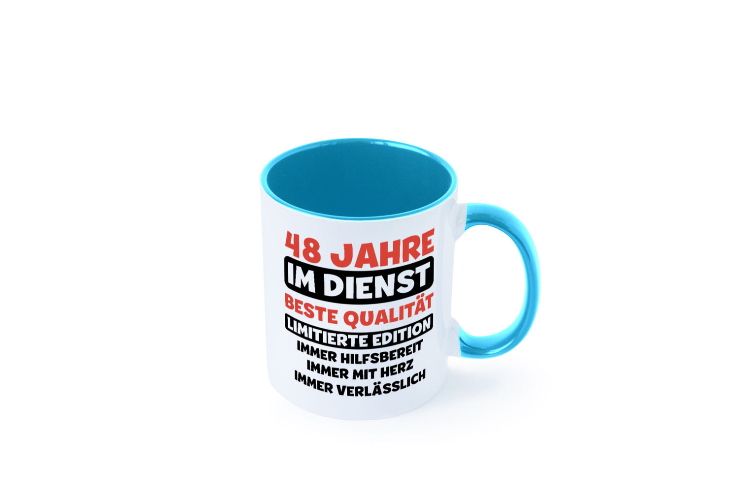 48 Jahre im Dienst | Jubiläum Arbeit v3 Humor Kollegen Büro Geschenkidee Tasse